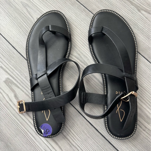 Joie Shoes - Joie Lennox Toe Ring Strappy Sandals - 8.5